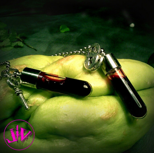 Blood Jewelry Empty Vials For Your Blood Vial Pendants for Wedding Gift For Couples Date Night Gift for Friends Blood Vial Necklaces (Copy) (Copy)