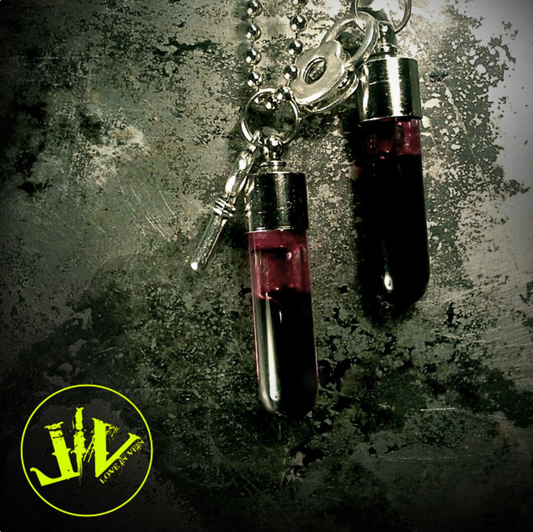 Blood Jewelry Empty Vials For Your Blood Vial Pendants for Wedding Gift For Couples Date Night Gift for Friends Blood Vial Necklaces (Copy) (Copy)