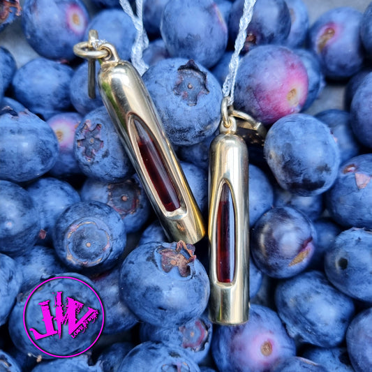 Gold-Plated Sterling Silver Blood Vial Kit | Precious Metal Blood Vial Kit | Vermeil Silver Gilt 18 Karat Gold Blood Vials Kit for Couples