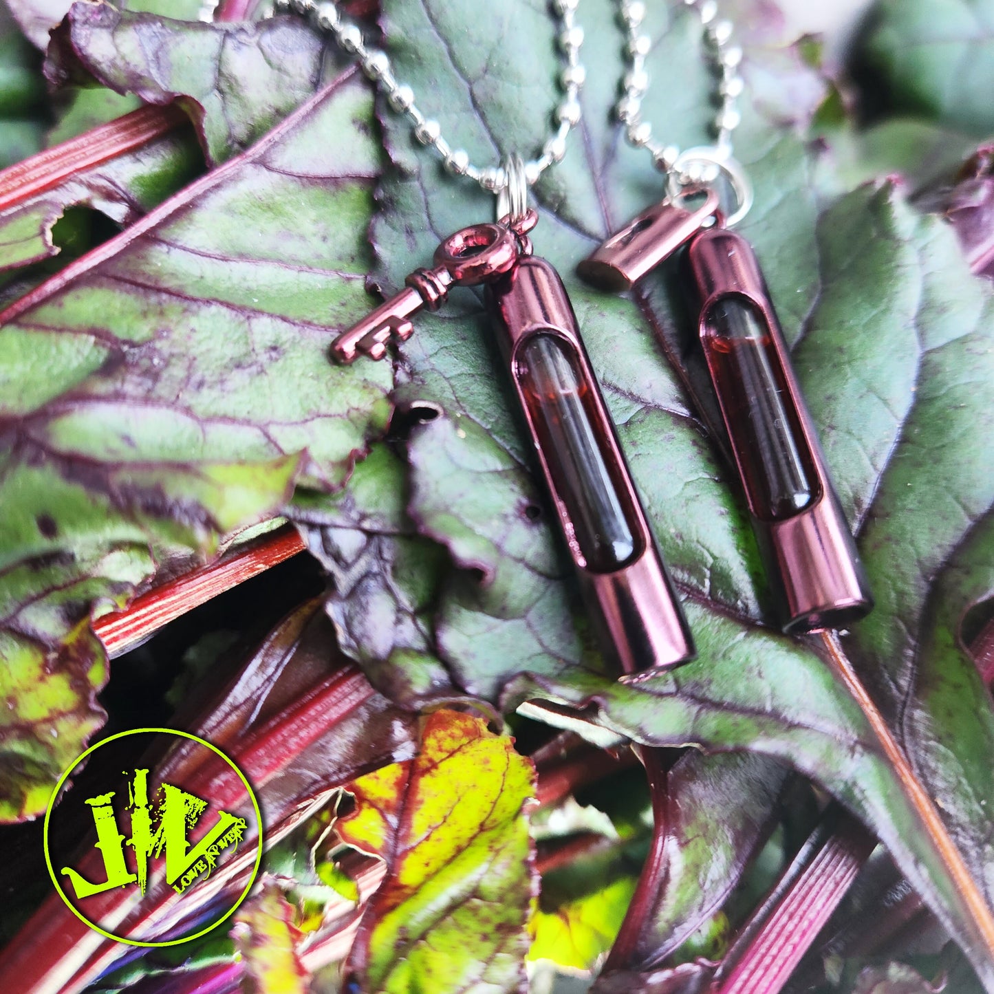 Pink Color Blood Vial Kit | Blood Vial Jewelry |  Blood Vial Necklaces | Couple Blood Vials | Fill Your Own Blood Vial Jewelry