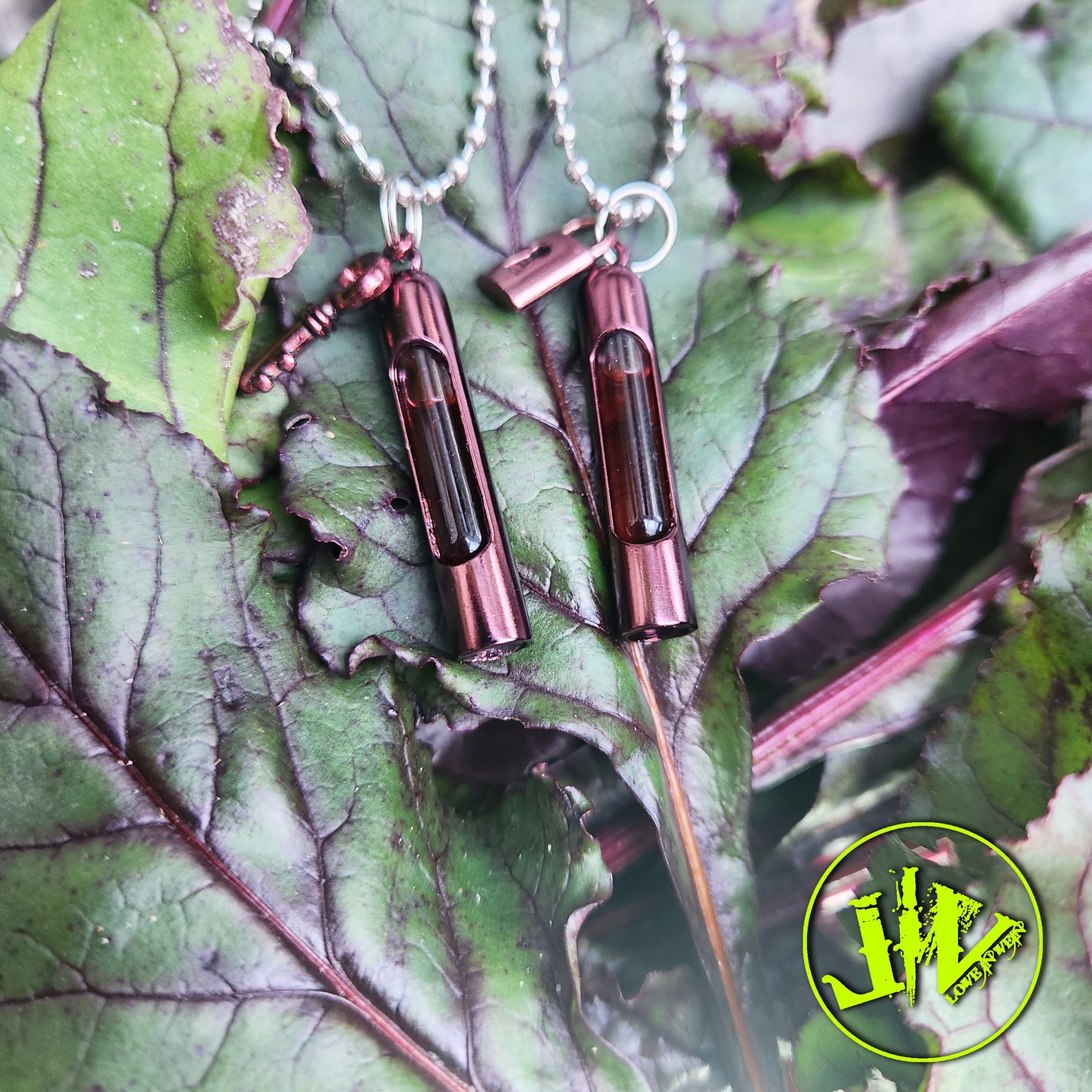 Pink Color Blood Vial Kit | Blood Vial Jewelry |  Blood Vial Necklaces | Couple Blood Vials | Fill Your Own Blood Vial Jewelry