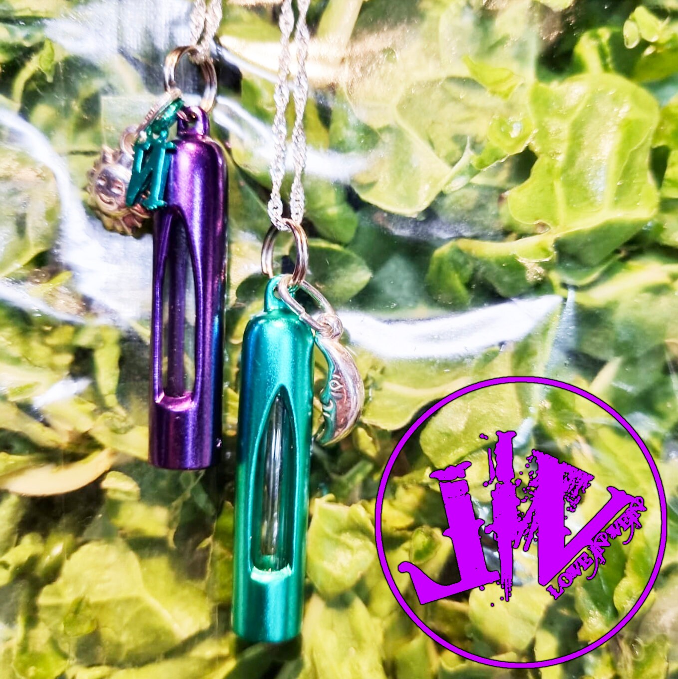 Half 'n' Half - Blood Vial Kit for Long Distance Relationship Blood Pendants for Alternative Wedding Jewelry Lovers Blood Vials Christmas