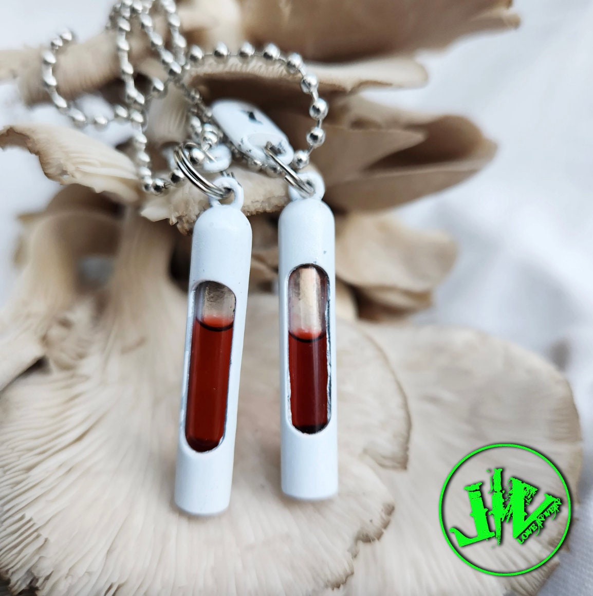 Multicolor Kit 2 vials, 2 colors, pick your colors! Blood Vial Kit Long Distance Blood Pendants Alternative Wedding Lovers BloodVials