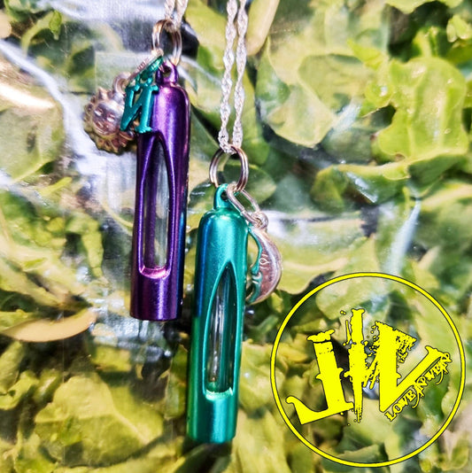 Half 'n' Half - Blood Vial Kit for Long Distance Relationship Blood Pendants for Alternative Wedding Jewelry Lovers Blood Vials Christmas