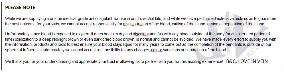 Sterling Silver 925 Blood Vial Kit Blood Vial Jewelry for Wedding | Anniversary Gift | Blood Vial Necklaces | Silver Blood Vials for Couples