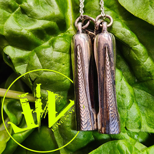 Giger-style Sterling Silver Blood Vial Kit Blood Vial Jewelry for Wedding | Anniversary Gift | Blood Vial Necklaces | Silver Blood Vials